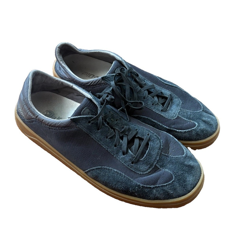 Olukai Punini Shoes Black Men 12 Court Sneakers Casual Preppy